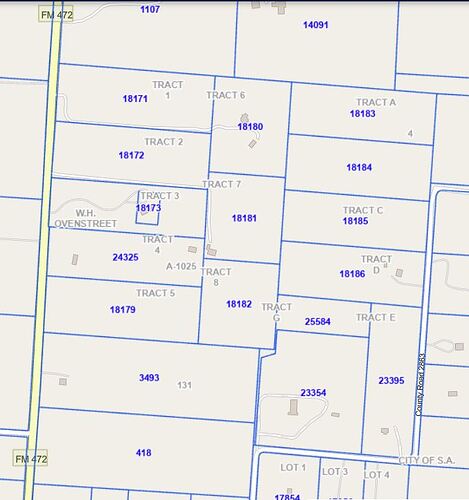 Frio County - Overstreet Survey - FCAD Map