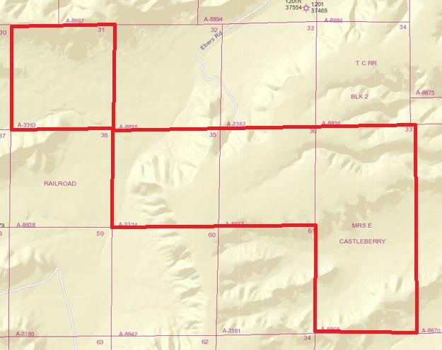 Pecos County - Sec. 33, Blk 600 and Sec. 31, 35 & 36, Blk 2